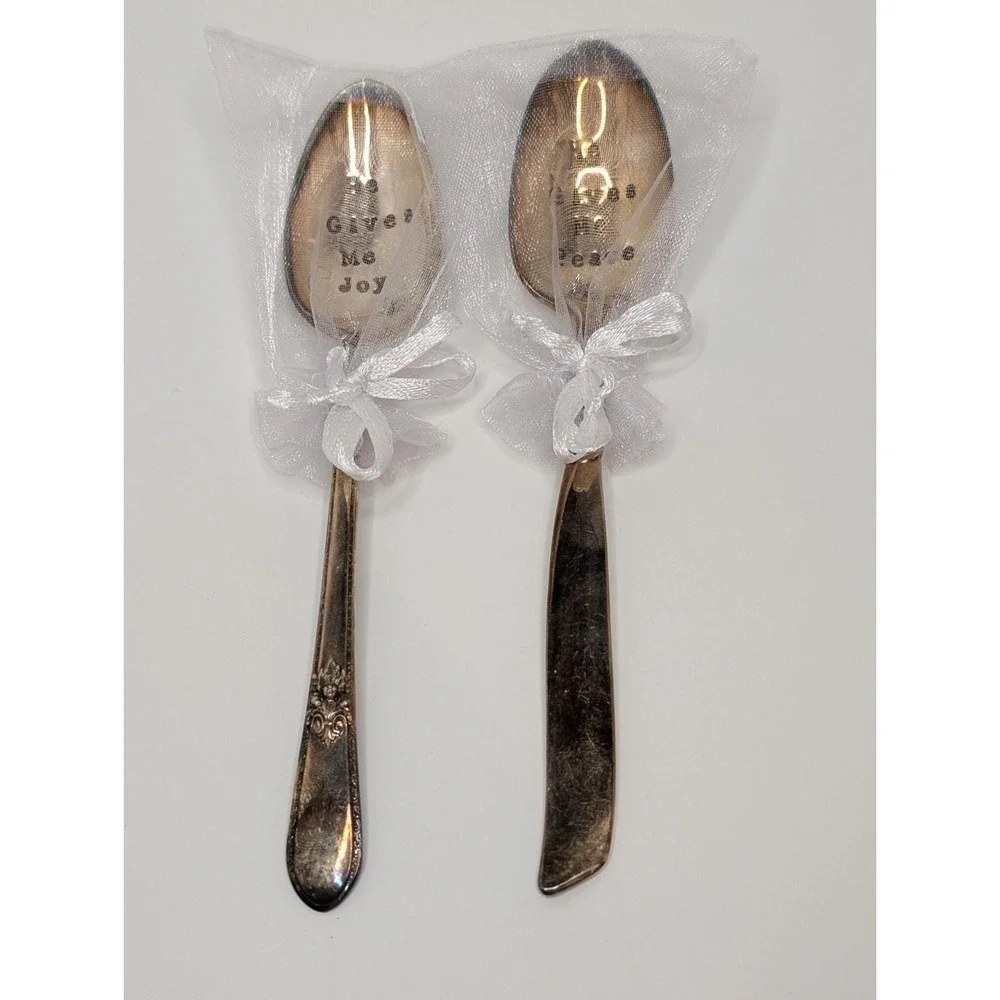 Vintage 1847 Rogers Bros Silverplate Spoon Set Engraved 
